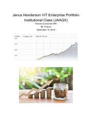 Janus Henderson VIT Overseas Portfolio Institutional Class, .